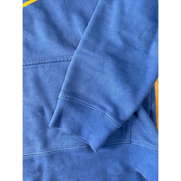 GOLDEN STATE WARRIORS MENS KLAY THOMPSON HOODIE HOODED SWEATSHIRT BLUE MEDIUM - Picture 5 of 10